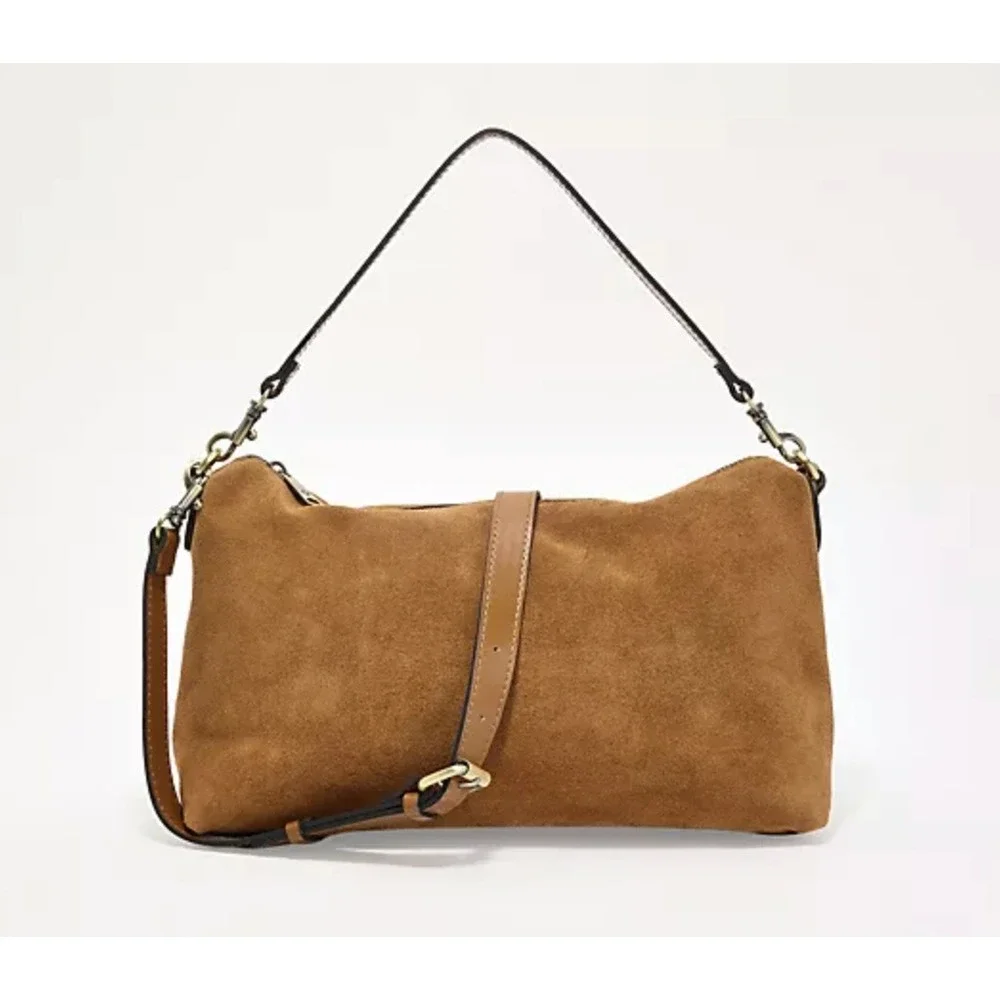 Patricia Nash Maura Suede Bag in‎ Light Tan